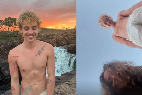 Juliano Floss curte viagem para Goiás acompanhado após término com Marina Sena