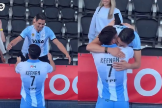 Primeiro-ministro da Holanda viraliza ao beijar o noivo durante Copa do Mundo de hóquei