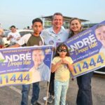 André da Droga Vale lança campanha à reeleição com adesivaço na Arena da Floresta