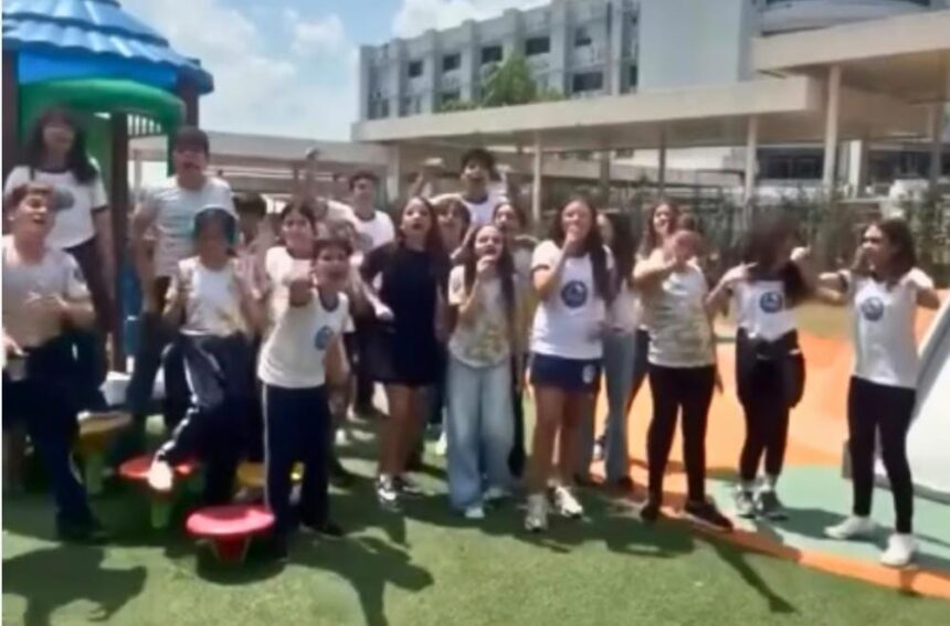 Alunos do Colégio Anglo mobilizam comunidade em campanha solidária de arrecadação de cestas básicas Alunos do Colégio Anglo mobilizam comunidade em campanha solidária de arrecadação de cestas básicas