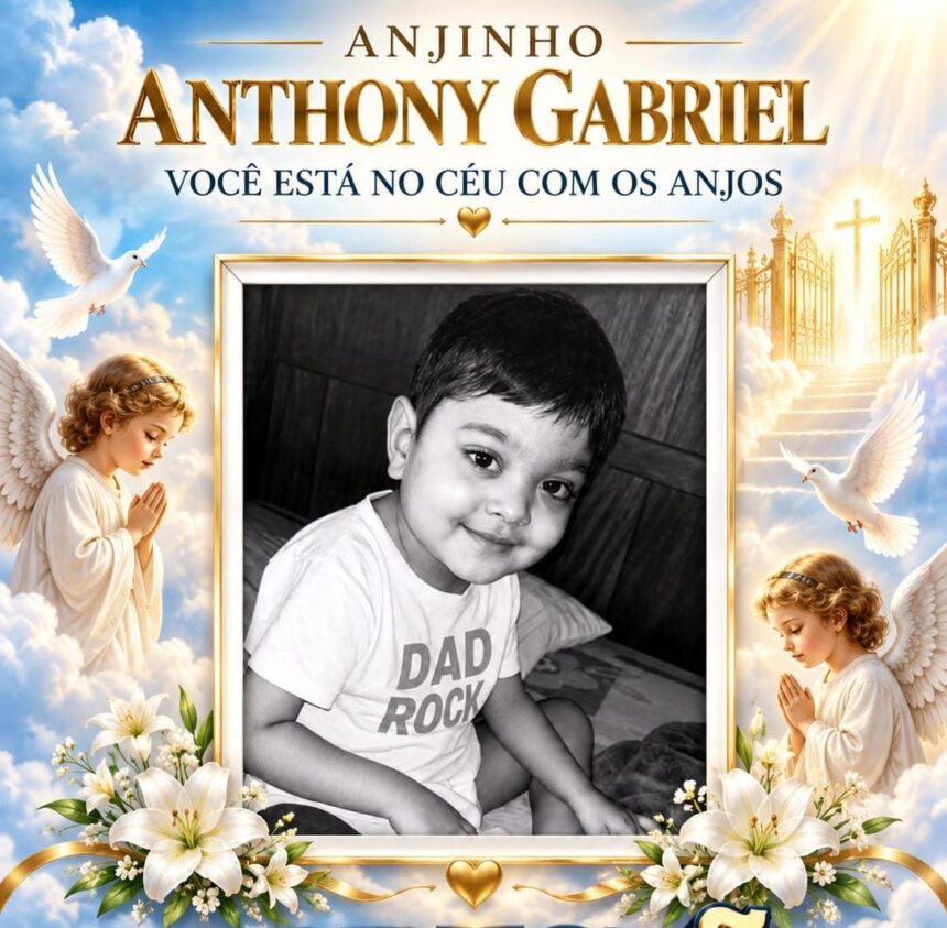 Morte de Anthony Gabriel, de 2 anos, gera comoção e manifestações de pesar em Brasiléia