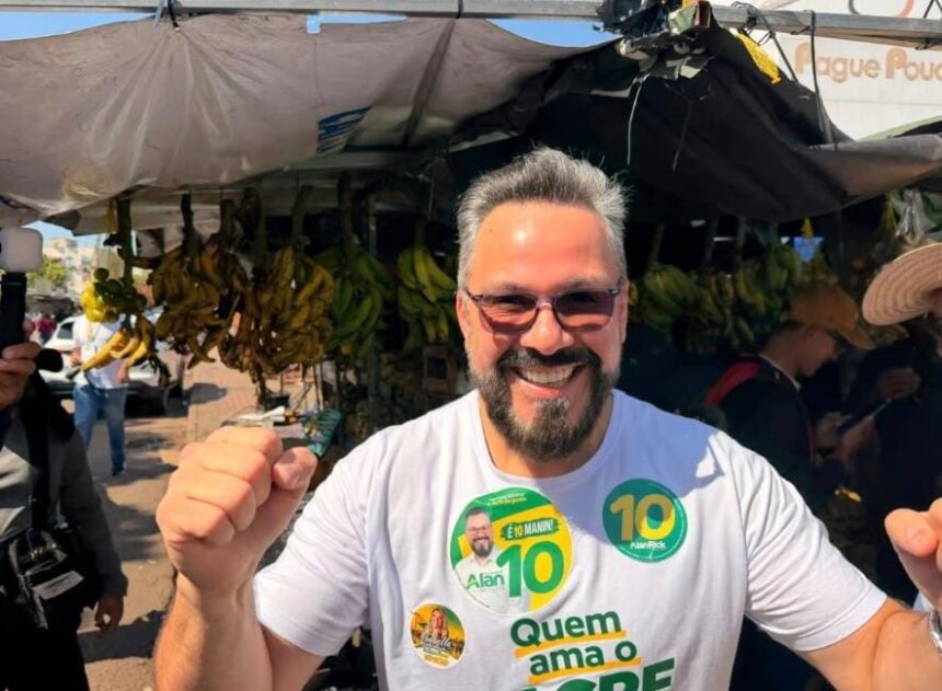 Com pesquisa à frente, Alan Rick percorre comércio do Manoel Julião e reforça defesa de pequenos empreendedores