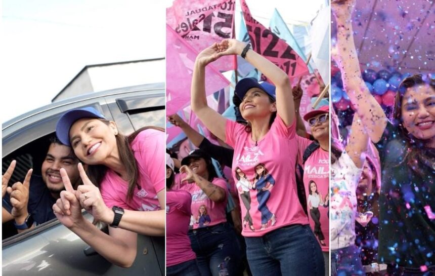 Jéssica Sales lidera maratona de campanha pelo interior e consolida força da chapa 11 no Juruá Jéssica Sales lidera maratona de campanha pelo interior e consolida força da chapa 11 no Juruá