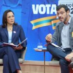 Mailza e Thor Dantas divergem sobre habitação e obras públicas em debate eleitoral