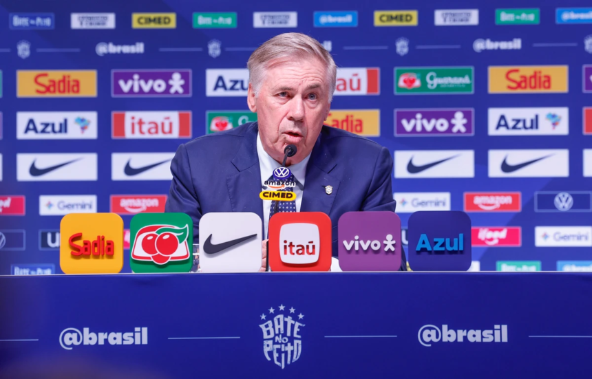 Ancelotti explica reformulação na Seleção Brasileira e manda recado para veteranos