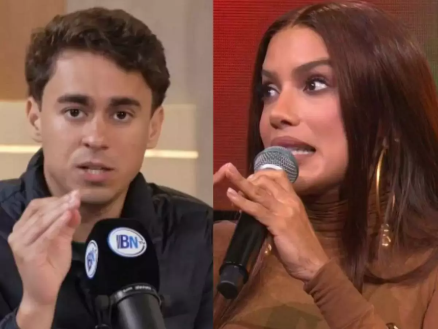 Nikolas Ferreira perde a paciência com Anitta e detona cantora em entrevista: “Não é artista”