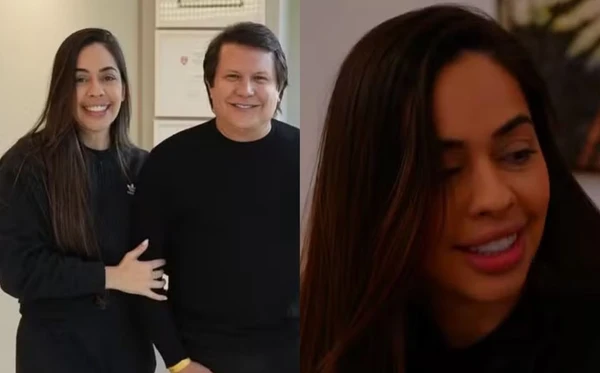Giovani acompanha nova namorada em rinoplastia e brinca: ‘Melhorar o narizinho dela’