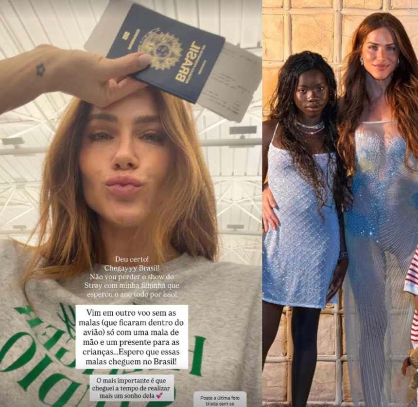 Giovanna Ewbank enfrenta perrengue para realizar sonho da filha