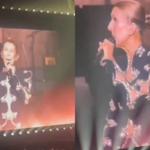 Céline Dion emociona ao cantar clássico em retorno aos palcos Céline Dion emociona ao cantar clássico em retorno aos palcos