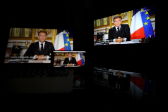 Macron condena cenas “chocantes” de violência em toda a França Macron condena cenas “chocantes” de violência em toda a França