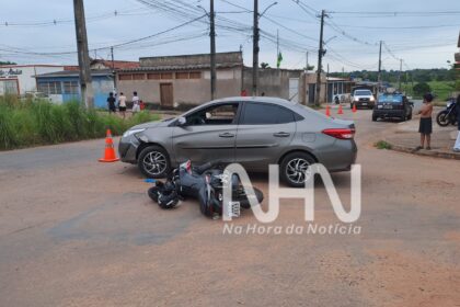 VEJA: Vídeo mostra momento exato de acidente que matou jovem de 22 anos e deixou irmão de 12 ferido em Rio Branco