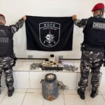 BOPE descobre depósito de drogas enterrado no quintal de residência em Rio Branco BOPE descobre depósito de drogas enterrado no quintal de residência em Rio Branco