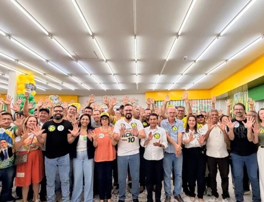Alan Rick recebe cúpula nacional do Republicanos em Rio Branco e reforça discurso de mudança