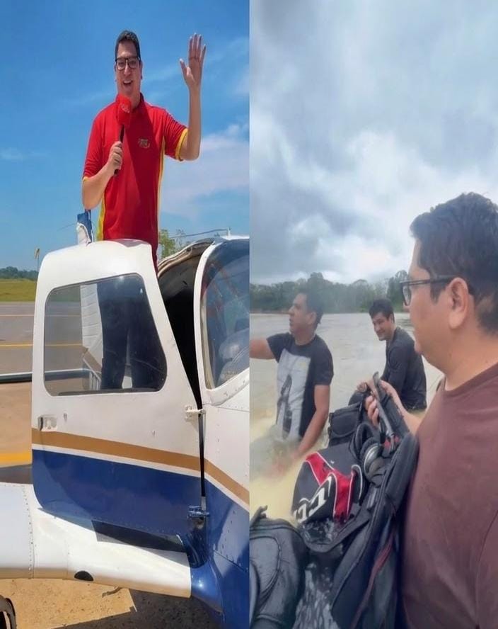 Missão cumprida: equipe que caiu com avião em rio havia ido entregar prêmio de R$ 220 mil