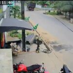 Motociclista tenta escapar, mas é atingido por caminhão em cruzamento de Sena Madureira