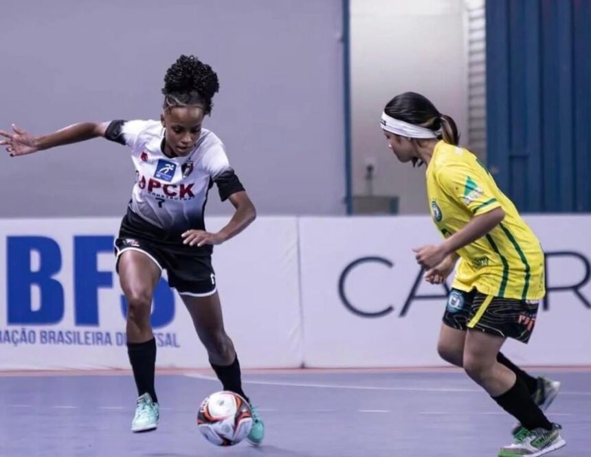 Praminas goleia Epitaciolândia na estreia da Taça Brasil de Futsal Feminino Sub-17