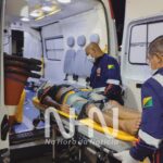 Capivara atravessa rodovia e provoca acidente que deixa motociclista ferido na Transacreana