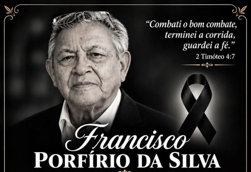 LUTO: Morre Francisco Porfírio da Silva, patriarca da família Melo e Silva