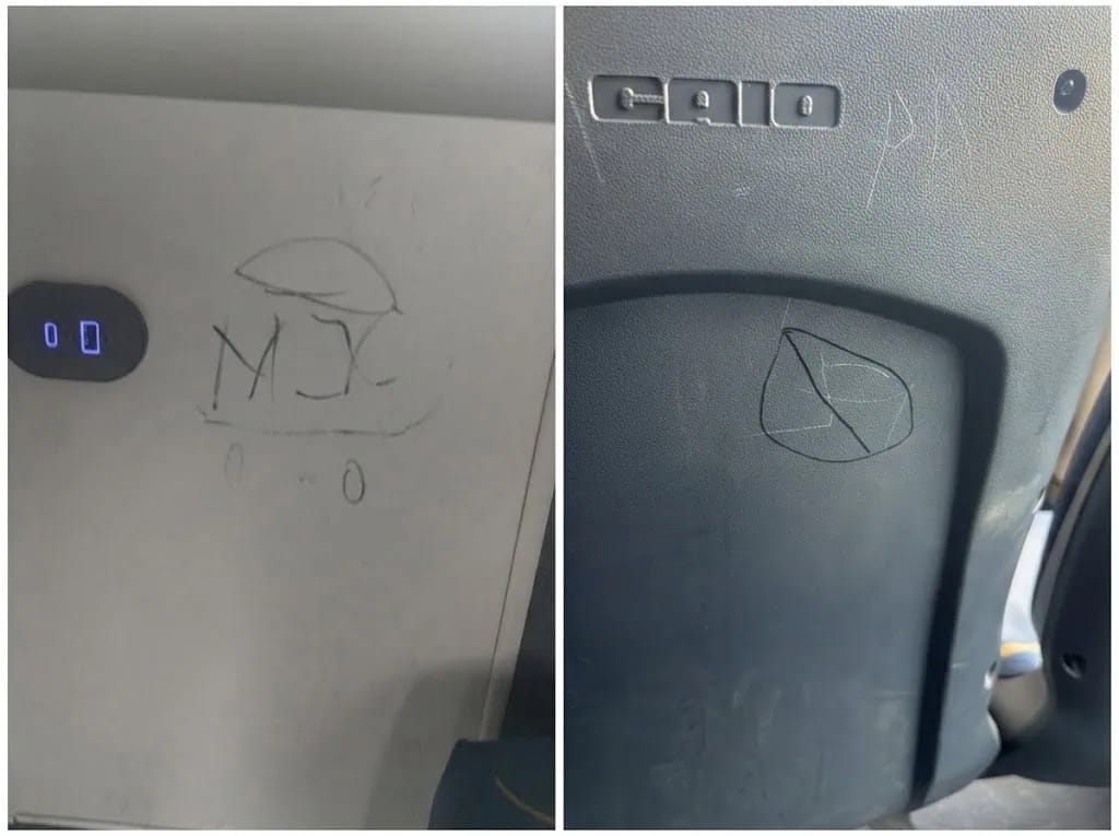 Após registros de vandalismo, prefeitura pede ajuda da população para conservar ônibus em Rio Branco