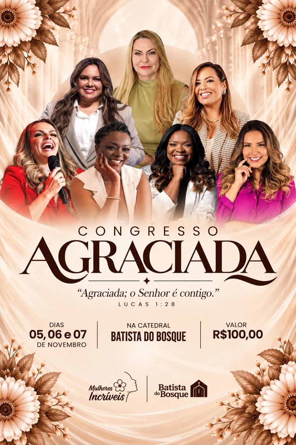 Catedral Batista do Bosque promove Congresso de Mulheres com programação de três dias em novembro Catedral Batista do Bosque promove Congresso de Mulheres com programação de três dias em novembro