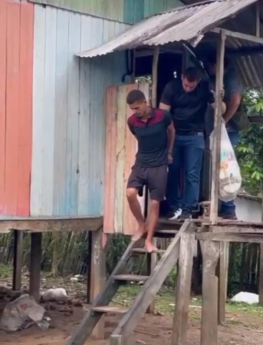 PCAC prende suspeito de receptação que tinha mandado por homicídio qualificado e furtos em Cruzeiro do Sul
