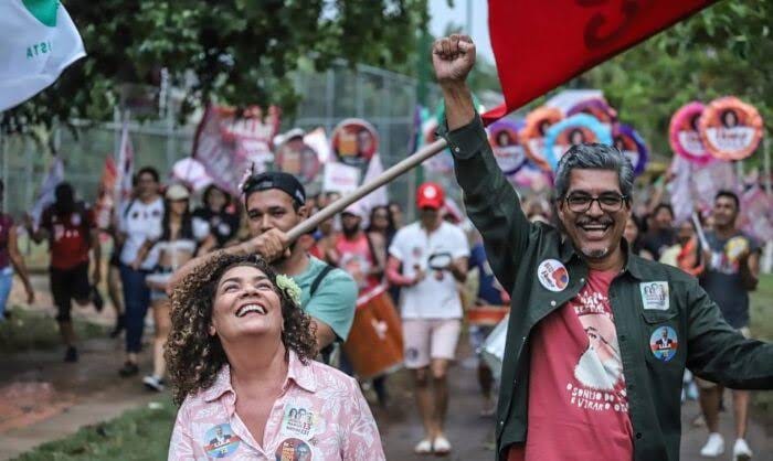 Perpétua e Edvaldo celebram força da juventude e onda democrática em caminhada em Rio Branco Perpétua e Edvaldo celebram força da juventude e onda democrática em caminhada em Rio Branco