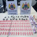 Homem é preso com centenas de pinos de cocaína durante ação da Força Tática em Rio Branco Homem é preso com centenas de pinos de cocaína durante ação da Força Tática em Rio Branco