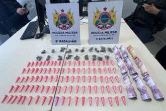 Homem é preso com centenas de pinos de cocaína durante ação da Força Tática em Rio Branco