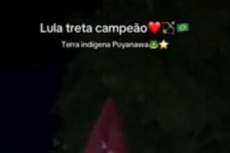 Terra Puyanawa celebra reeleição de Lula com carreata em Mâncio Lima