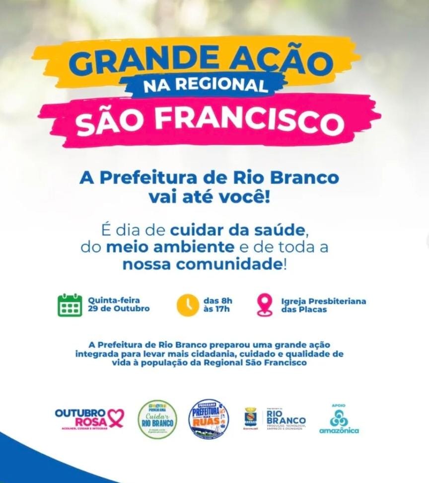 Prefeitura leva grande ação comunitária ao bairro São Francisco