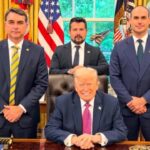 Governo Trump deu aval para Flávio Bolsonaro entrar nos Estados Unidos Governo Trump deu aval para Flávio Bolsonaro entrar nos Estados Unidos