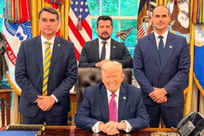 Governo Trump deu aval para Flávio Bolsonaro entrar nos Estados Unidos Governo Trump deu aval para Flávio Bolsonaro entrar nos Estados Unidos