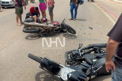 Colisão entre duas motocicletas deixa dois homens com fraturas na Baixada da Sobral, em Rio Branco Colisão entre duas motocicletas deixa dois homens com fraturas na Baixada da Sobral, em Rio Branco