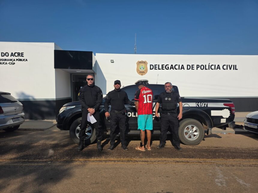 Polícia Civil e Polícia Militar cumprem mandados contra investigado por violência de gênero em Bujari Polícia Civil e Polícia Militar cumprem mandados contra investigado por violência de gênero em Bujari