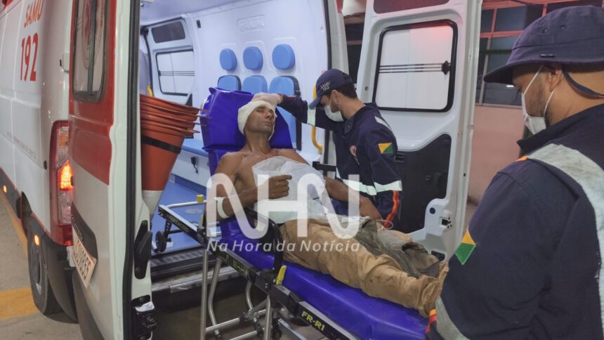 Homem de 40 anos é socorrido pelo SAMU após ser espancado com ripa no Segundo Distrito de Rio Branco
