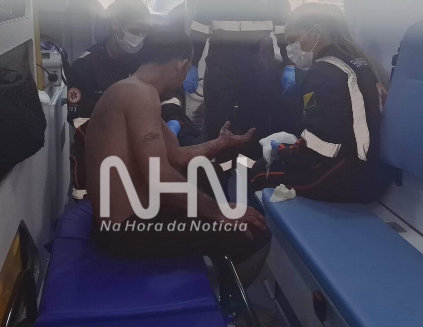 Homem é espancado com ripas e suspeita de facção marca agressão no bairro Vitória, em Rio Branco