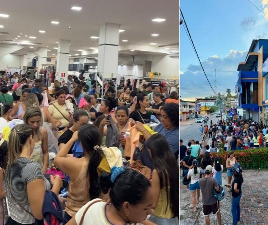 Black Friday antecipada leva multidões às lojas de Cruzeiro do Sul