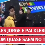 Ex-BBB Adrilles Jorge e Pai Kleber de Ogum quase saem no tapa durante debate político na TV: 'Bandido' Ex-BBB Adrilles Jorge e Pai Kleber de Ogum quase saem no tapa durante debate político na TV: 'Bandido'