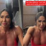 Após término de namoro, Gracyanne Barbosa revela dificuldade para treinar e faz desabafo