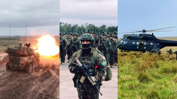 Exército brasileiro envia 2,4 mil soldados de elite e 600 veículos para a fronteira: Argentina se une aos esforços com mais 400 militares