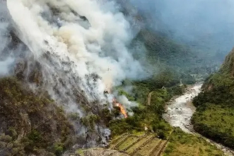 Controlado incêndio que ameaçava principal acesso a Machu Picchu
