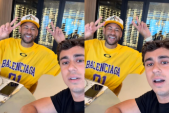 Neymar grava vídeo com Nikolas Ferreira e faz referência ao ‘22’ de Flávio Bolsonaro