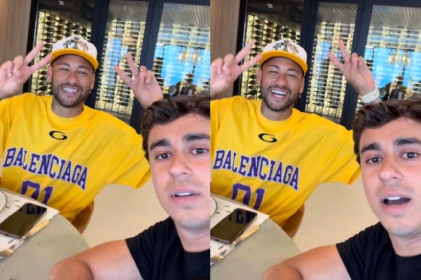 Neymar grava vídeo com Nikolas Ferreira e faz referência ao ‘22’ de Flávio Bolsonaro Neymar grava vídeo com Nikolas Ferreira e faz referência ao ‘22’ de Flávio Bolsonaro