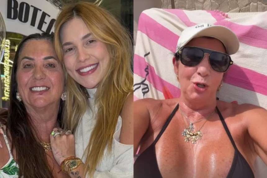 Virginia brinca ao mostrar mãe tomando sol: “É pra isso que eu trabalho” Virginia brinca ao mostrar mãe tomando sol: “É pra isso que eu trabalho”