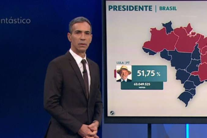 César Tralli se blinda contra críticas com desempenho sóbrio na ‘Marcha da Apuração’ César Tralli se blinda contra críticas com desempenho sóbrio na ‘Marcha da Apuração’