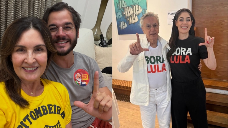 Famosos reagem à vitória de Lula nas eleições para presidente do Brasil