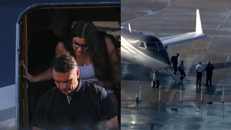 Jato usado por Flávio Bolsonaro em fuga aos EUA teria sido providenciado pela Casa Branca, diz jornal Jato usado por Flávio Bolsonaro em fuga aos EUA teria sido providenciado pela Casa Branca, diz jornal