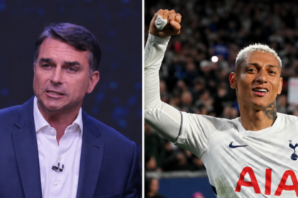 Flávio Bolsonaro enviou a Richarlison acordo privado sobre ilha em Angra, diz jornal Flávio Bolsonaro enviou a Richarlison acordo privado sobre ilha em Angra, diz jornal