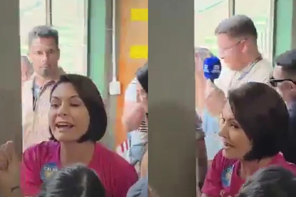 'Temos de orar por quem nos persegue', diz Michelle Bolsonaro sobre bate-boca com eleitores