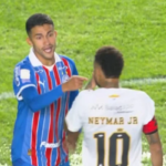 Neymar será denunciado no STJD após expulsão contra o Bahia e pode pegar até seis jogos de gancho
